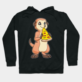 Meerkat with Piece of Pizza Hoodie